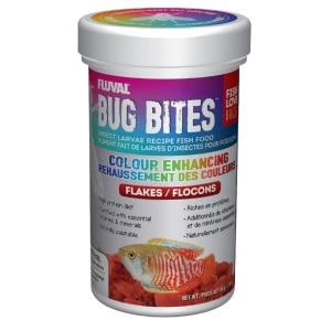 Bug Bites Insect Larvae Recipe Flakes Colour Enhancing Fish Food