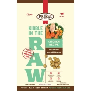 Kibble in the Raw Chicken Recipe Adult Dog Food