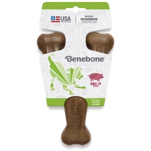 Bacon Wishbone Dog Chew Toy