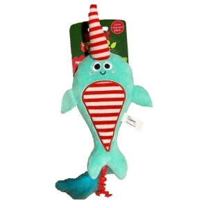 Peppermint Narwhal Kicker Cat Toy