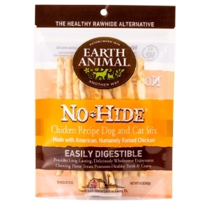 No-Hide Cage-Free Chicken Stix Natural Rawhide Alternative Dog & Cat Chew