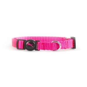 Nylon Adjustable Breakaway Cat Collar Pink
