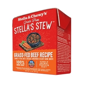 Grain Free Stella's Stew Grass-Fed Beef Recipe Dog Food