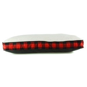 Red & Black Buffalo Check Pillow Bed