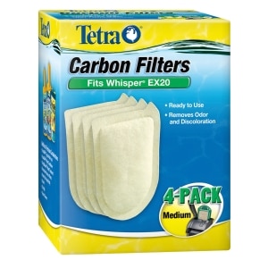 Whisper EX20 Aquarium Carbon Filter Medium Cartridges