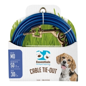 Medium Dog Blue Cable Tie-Out