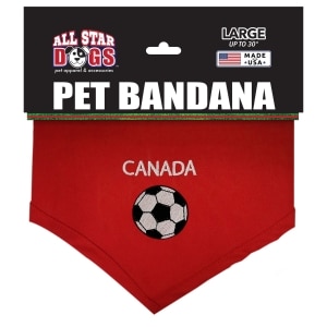 Canadian Soccer Embroidered Bandana