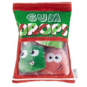 Gum Drops Snack Red Puzzle Bag Holiday Dog Toy