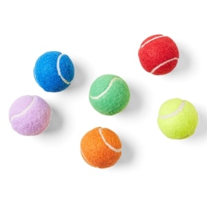 Tennis Ball Assorted Colours Cat Toy