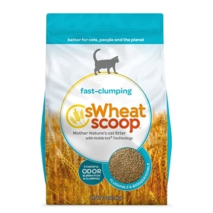 Fast-Clumping Unscented Natural Clumping Wheat Litter