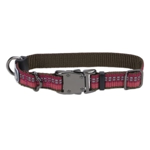 K9 Reflective Adjustable Dog Collar Red