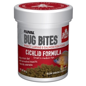 Bug Bites Cichlid Formula Granules for Small to Medium Fish Food