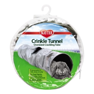 Crinkle Tunnel for Small Animals Assorted Colours