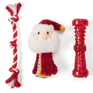 Santa Set 3-Piece Dog Toys