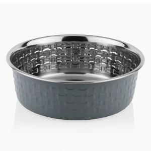 Charcoal Grey Stainless Steel Bowl