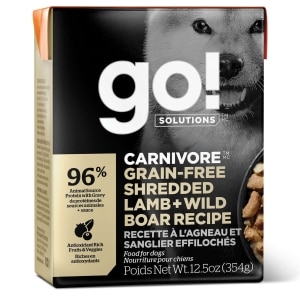 Carnivore Grain-Free Shredded Lamb + Wild Boar Recipe Dog Food