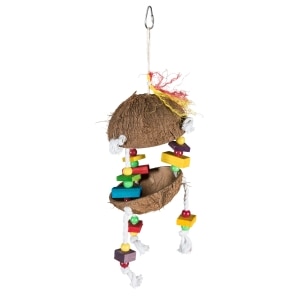 Coconut Hutch Bird Toy