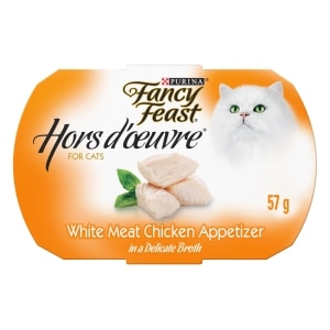 Hors d'Oeuvre White Meat Chicken Appetizer Cat Food Topper