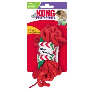 Holiday Pull-A-Partz Yarnz Cat Toy