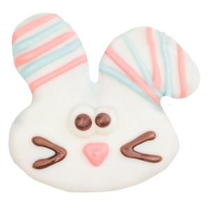 Striped Easter Bunny Dog Treat