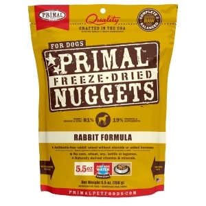 Freeze-Dried Nuggets Rabbit Formula Dog Food