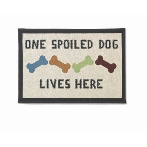 One Spoiled Dog Lives Here Tapestry Placemat