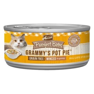 Purrfect Bistro Grain Free Grammy's Pot Pie Minced Recipe Cat Food