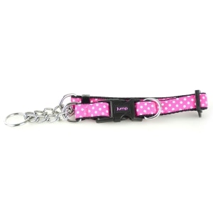 Martingale Pink Polka Dot Dog Collar
