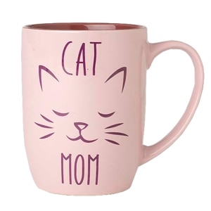 Cat Mom Mug - Pink