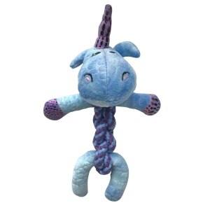 Unicorn Forever Rope Blue Dragon Twist Dog Toy