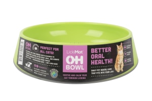 OH Bowl Green Cat Bowl