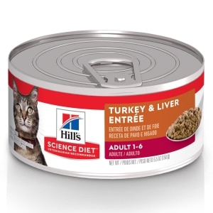 Turkey & Liver Entree Adult Cat Food