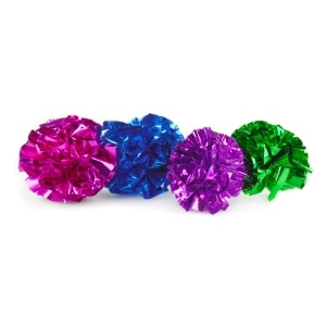 Scrunchie Ball Assorted Colours Cat Toys