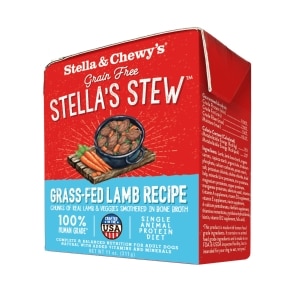 Grain Free Stella's Stew Grass-Fed Lamb Recipe Dog Food