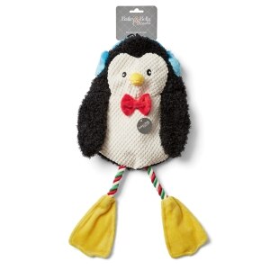 Penguin Crinkle Holiday Dog Toy