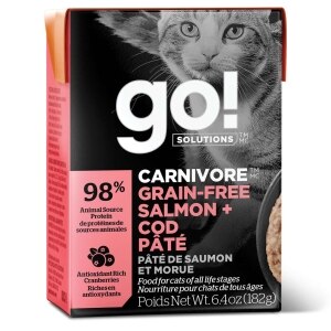CARNIVORE Grain Free Salmon + Cod Pate Cat Food