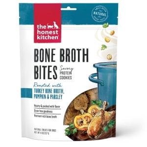 Bone Broth Bites Roasted with Turkey & Pumpkin Dog Treats