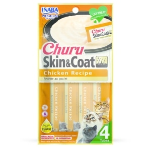 Churu Skin & Coat Chicken Recipe Cat Treats
