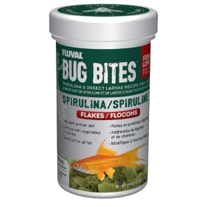 Bug Bites Spirulina & Insect Larvae Recipe Flakes Fish Food