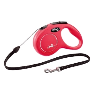 Classic Cord Leashes 16ft Red
