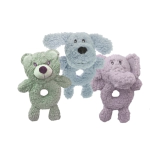 Aroma Dog Fleece Ring-Body Assorted Colours Dog Toy