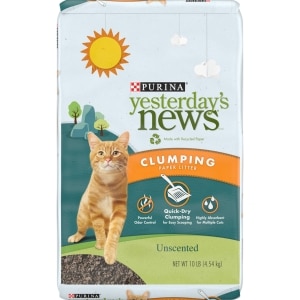 Clumping Unscented Paper Cat Litter
