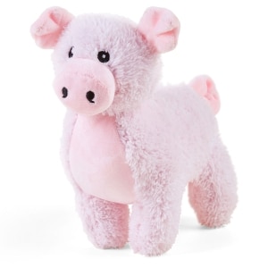 Recycled Plush Pig Dog Toy