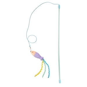 Fish Teaser Wand Cat Toy