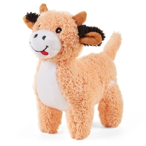 Recycled Plush Cow Dog Toy