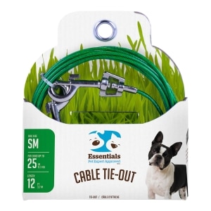 Small Dog Green Cable Tie-Out