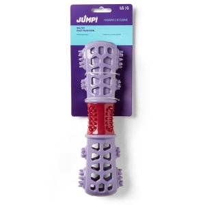 Dental Stick with Squeaker Purple Dog Toy