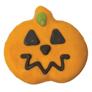 Halloween Pumpkin Dog Cookie