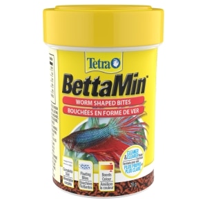BettaMin Worm Shaped Bites Betta Food