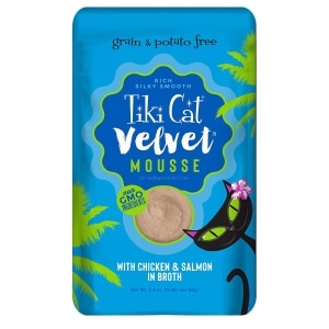 Velvet Mousse Chicken & Wild Salmon Cat Food